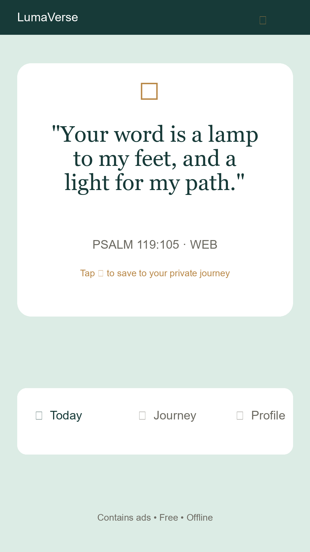 LumaVerse screenshot: Today's Light